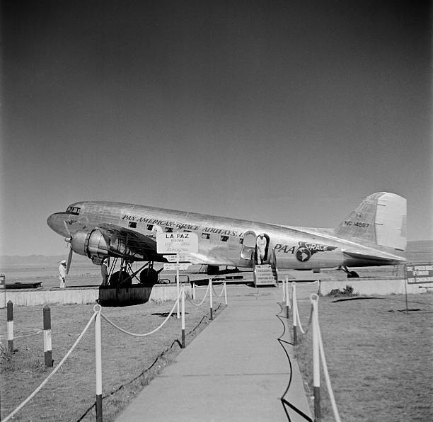 Panagra Dc-3 1947 Old Dc3 Aviation Photo