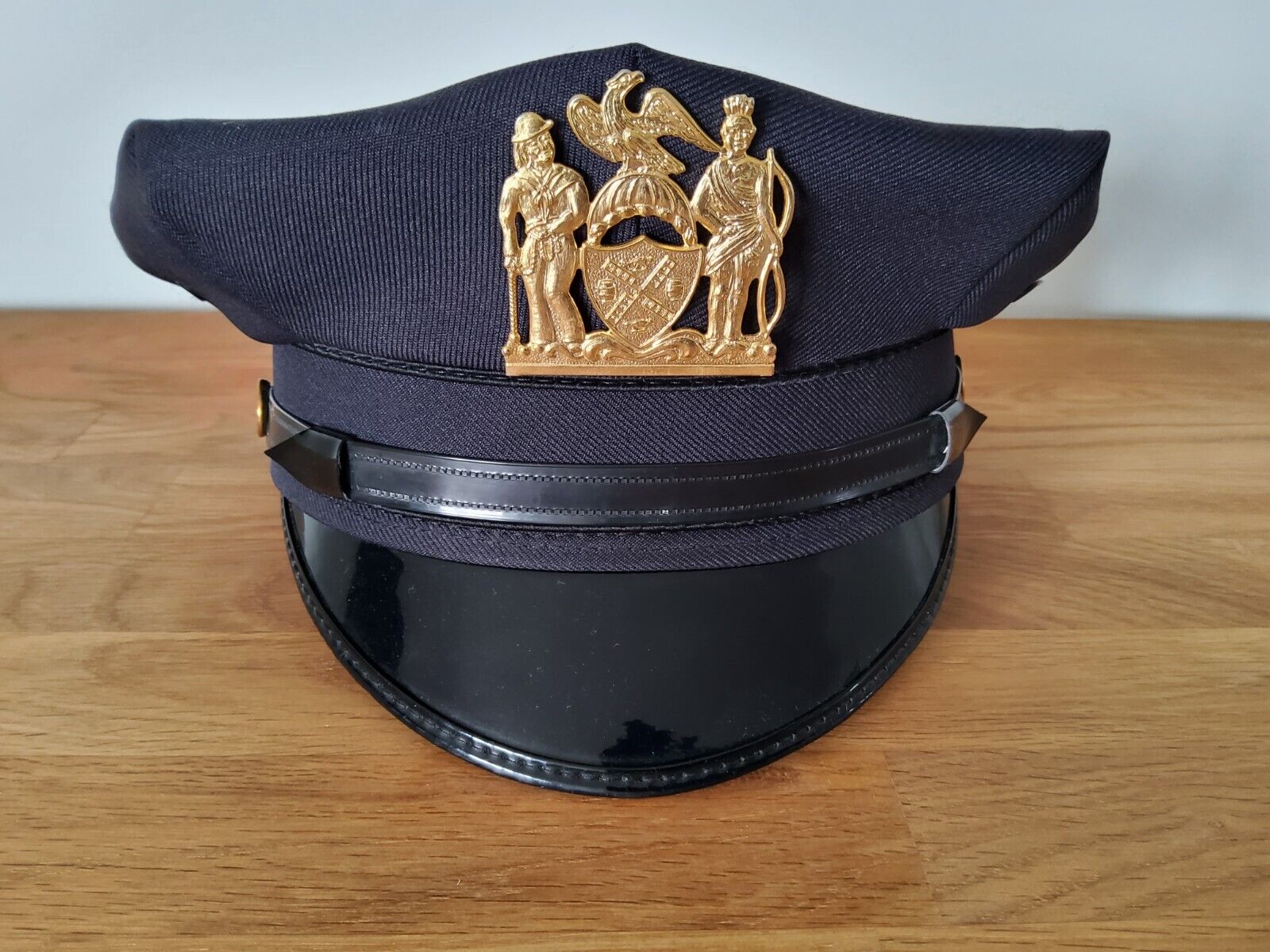 HAT CAP NYPD NEW YORK POLICE INSPECTOR Hat Excellent Condition 