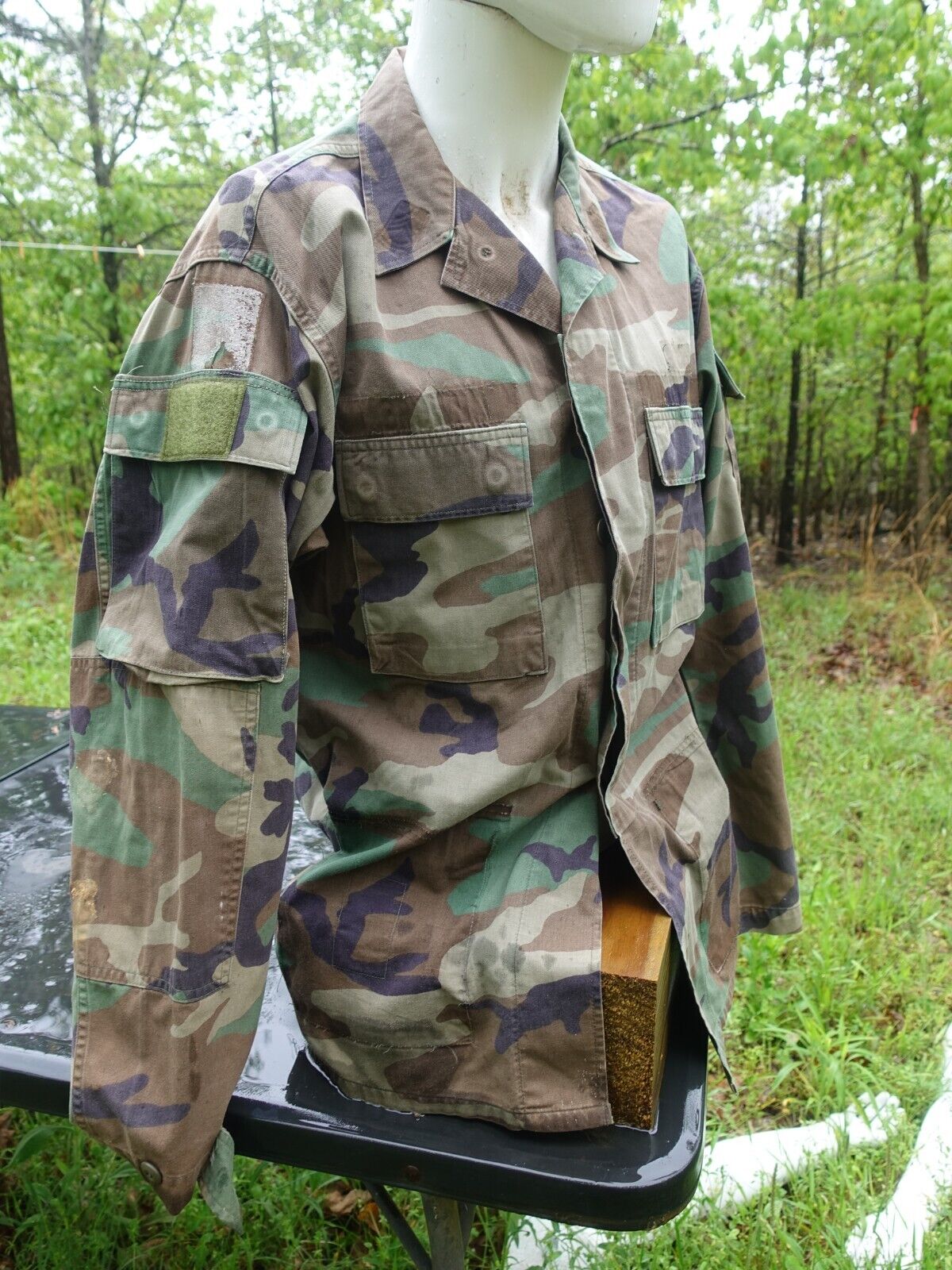 Raid Mod , Modified M81 Woodland Camo BDU Jacket Medium Long