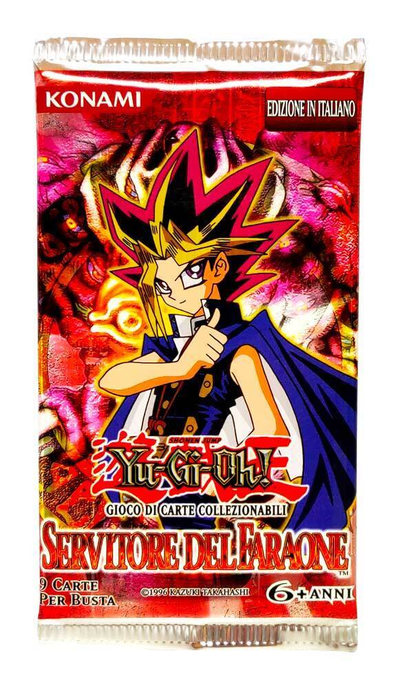 Yu-Gi-Oh Servant of the Pharaoh Unlimited Retail 9 Card Envelope (IT)