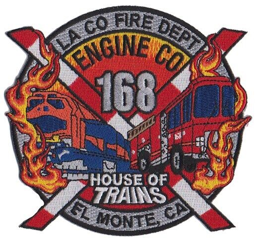 LA County Station 168 House of Trains NEW - 2023 Design Fire Patch .