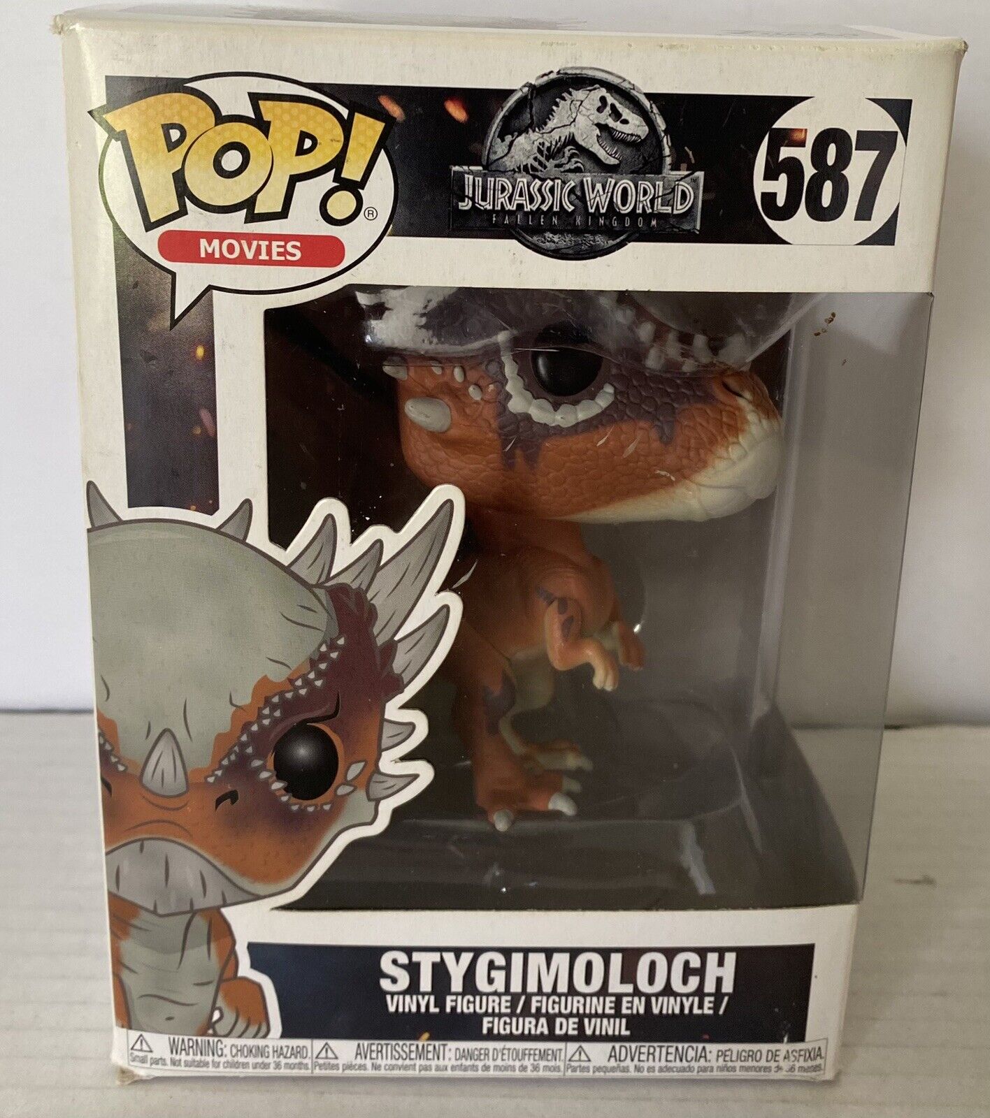 Funko Pop Movies-Jurassic World Fallen Kingdom #587 Stygimoloch