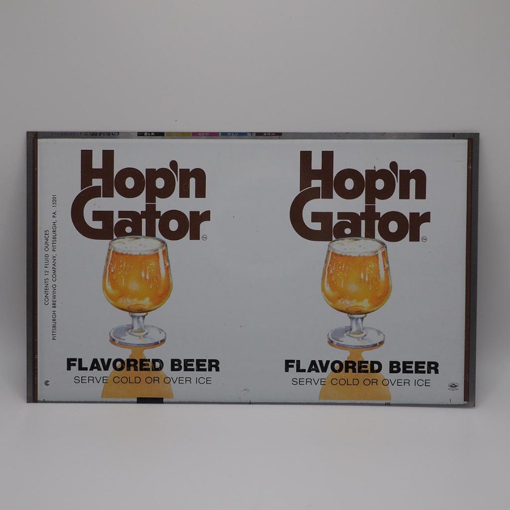 Hop\'n Gator Flavored Unrolled 12oz Beer Can Flat Sheet Magnetic