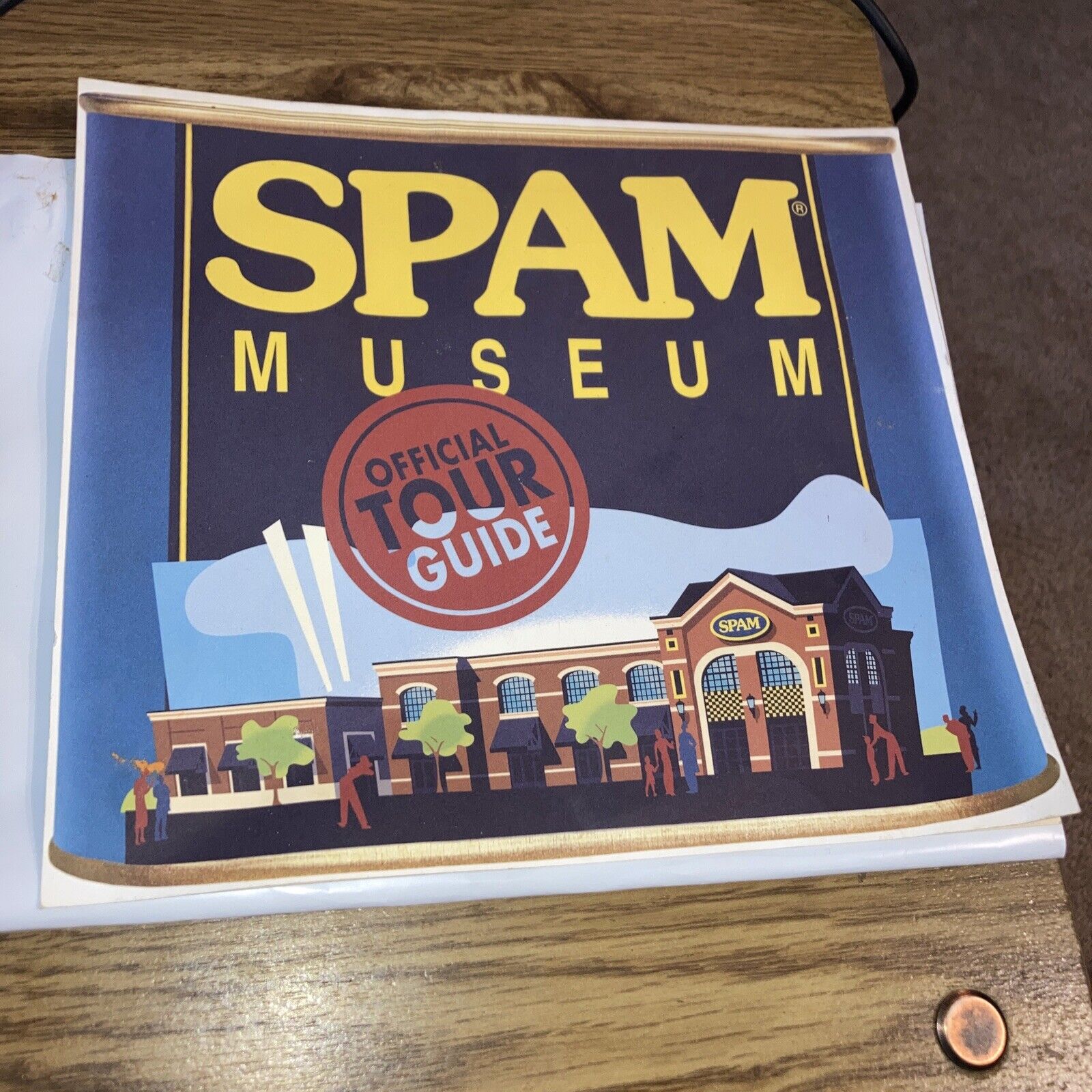 2012 Spam Museum official Tour Guide (Map/info sheet) Hormel Foods