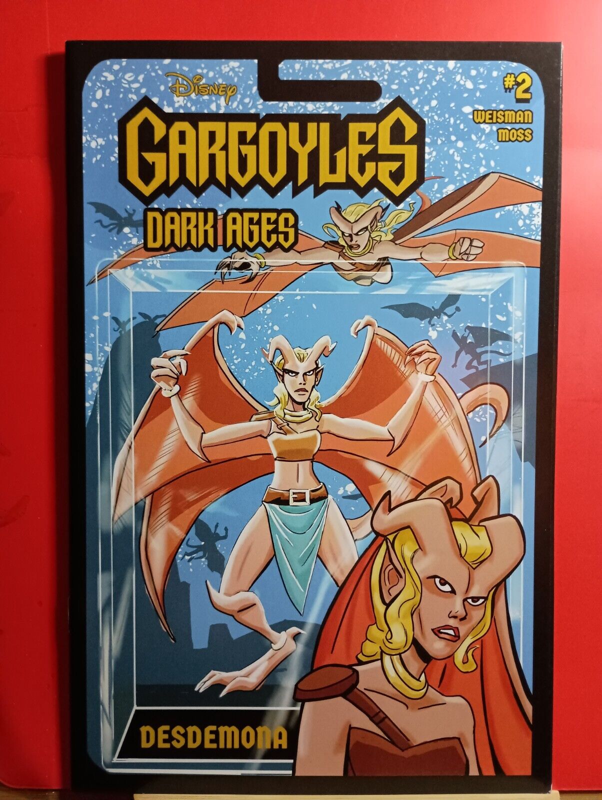 2023 Dynamite Comics Gargoyles Dark Ages 2 Parker Action Figure Cover F Variant