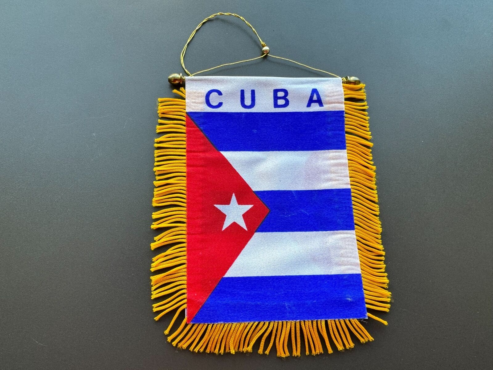 Vintage Cuba Mini-Banner Flag for Car/Window Display