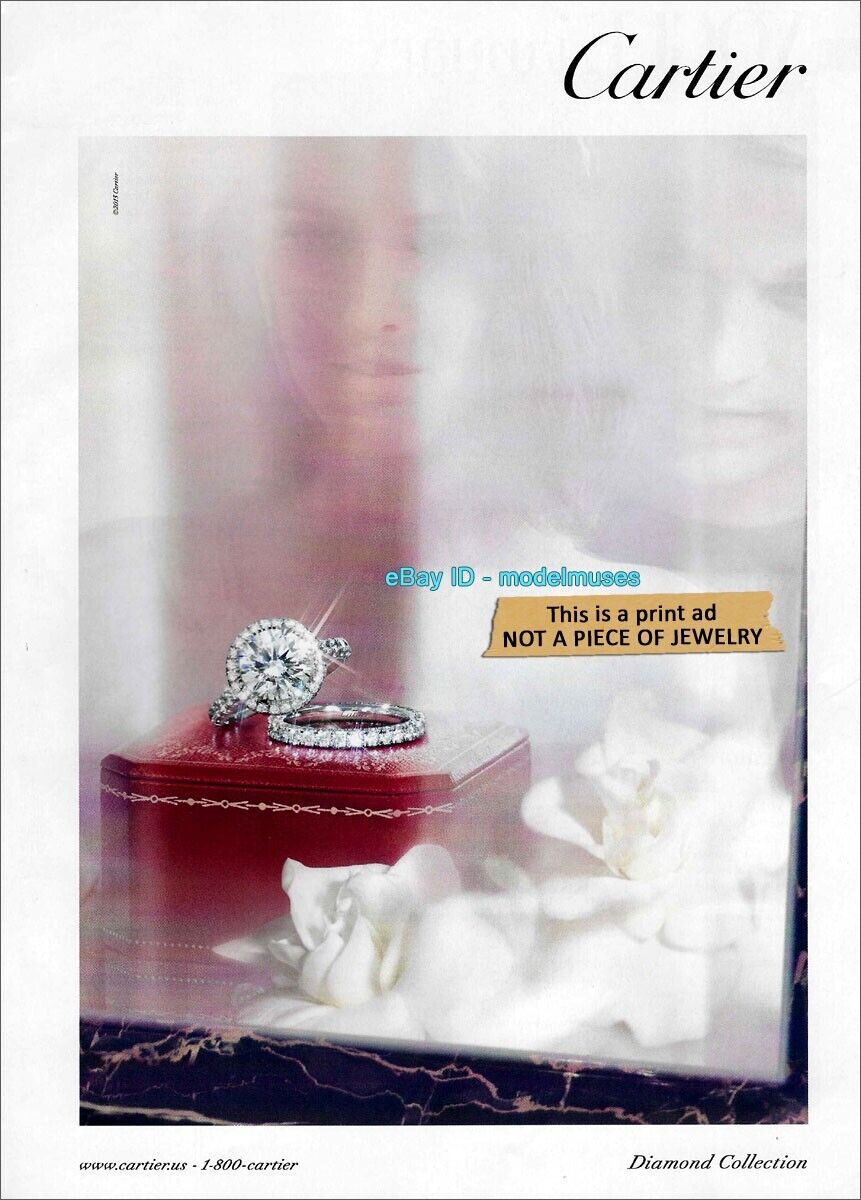 $3.00 PRINT AD - CARTIER Bridal Jewelry 2015 2016 1-Page