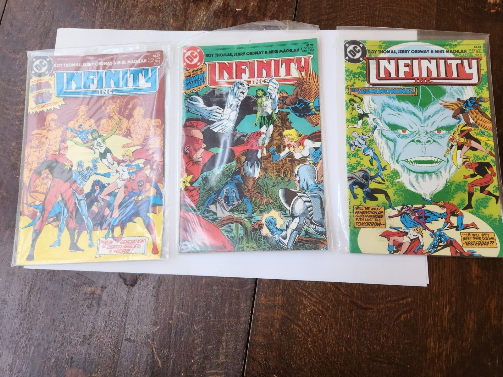 Infinity, Inc. #1 #2 #3  - 1984 - DC Comics