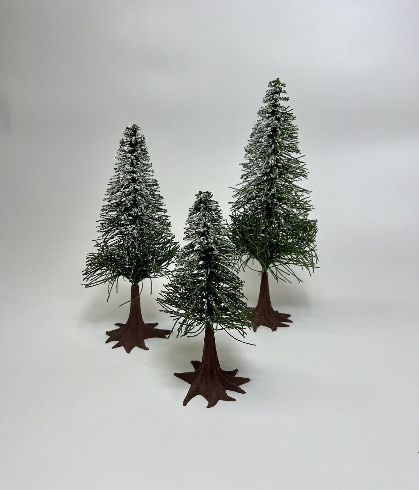 DEPT 56 FROSTED NORWAY PINES #5175-6 SET OF 3 Christmas Snow Village