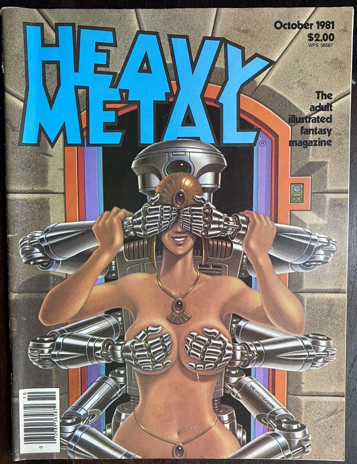 Heavy Metal Fantasy Magazine October 1981 Corben Steranko Caza FN