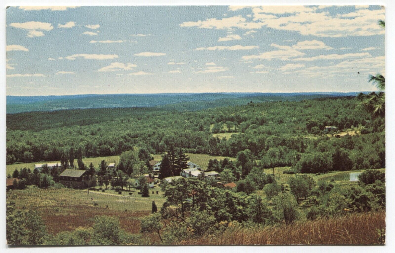 Postcard Chrome Stroudsburg, PA Twin Pines Camp, Evangelical Congregational