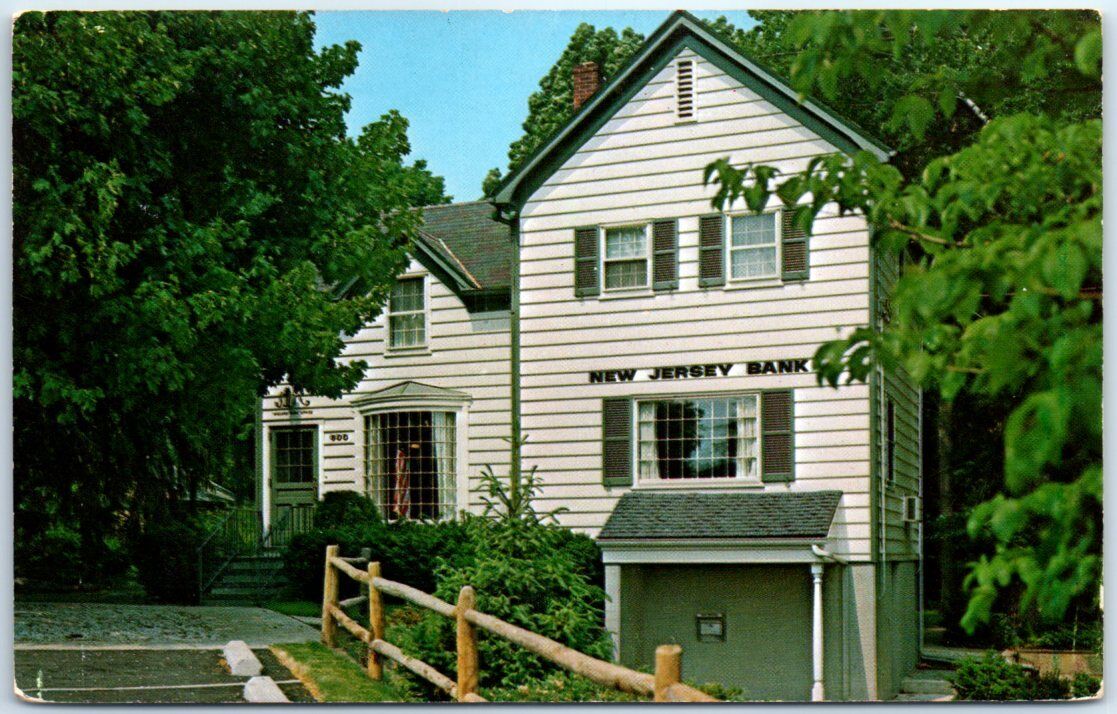 Postcard - Midland Park Office of New Jersey Bank N.A., at 600 Godwin Avenue