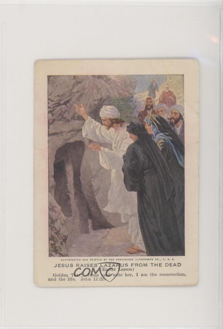 1878-1930 Little Pilgrim Lesson Pictures Jesus Raises Lazarus from the Dead a8x