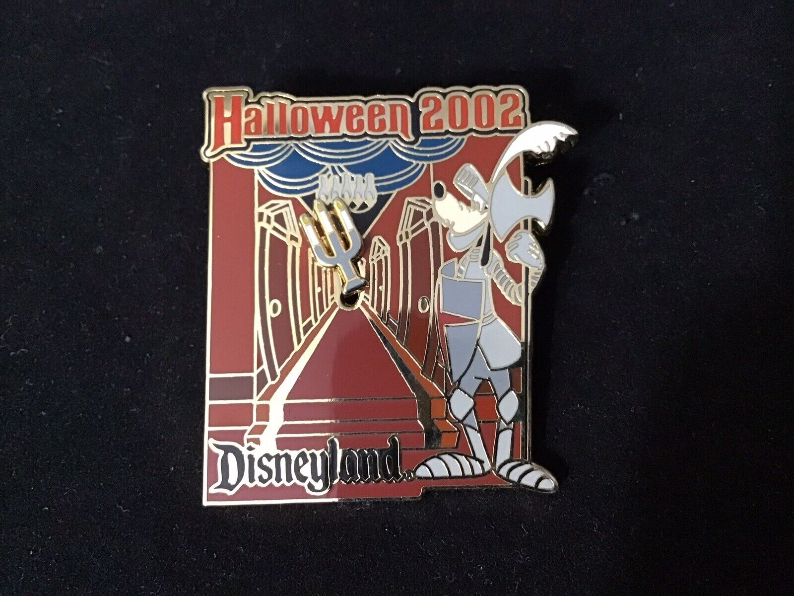 Disneyland 2002 Halloween Slider At Haunted Mansion With Goofy LE 2000