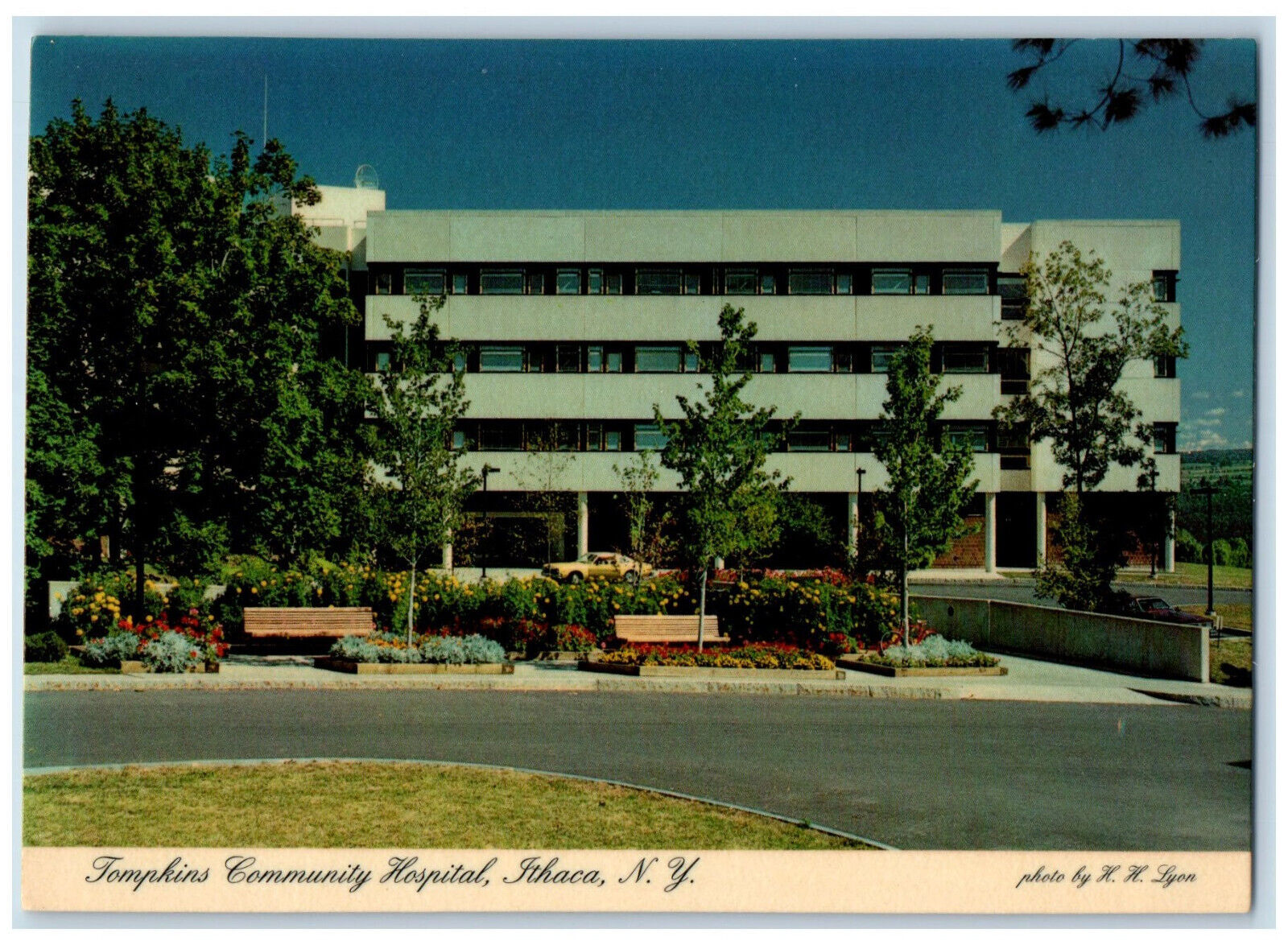 c1950's Tompkins Community Hospital Ithaca New York NY Unposted Postcard