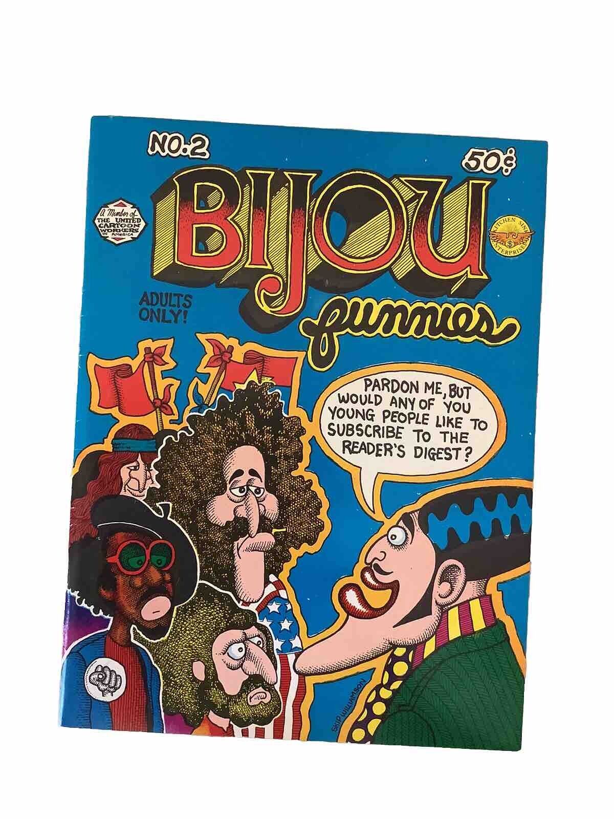 Bijou Funnies 2 Krupp Comic Works 1972 1st Printing Comic Book