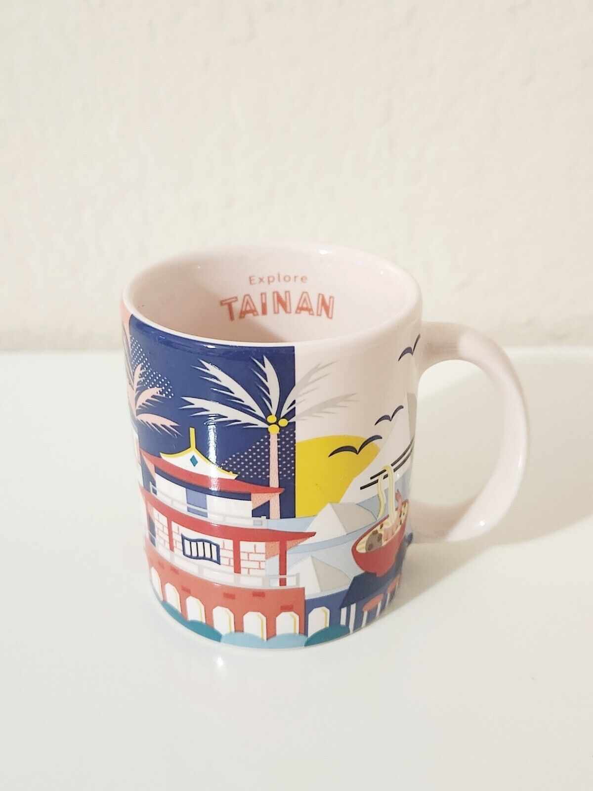 Starbucks ~Tainan~ New Bone China Cup Mini Mug Ornament Demi 3 oz ~SUPER Rare~ 