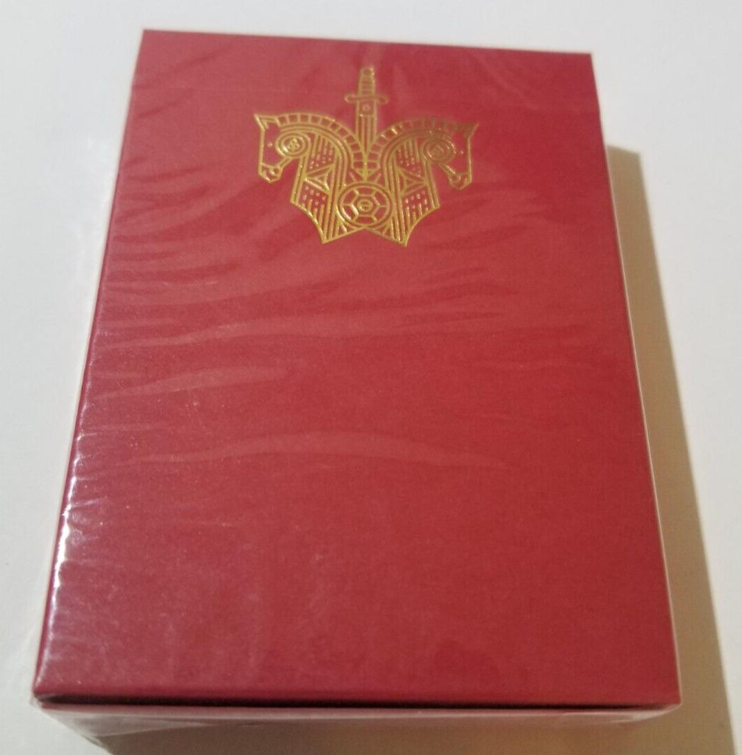 New Sealed Limited Red Knights Playing Cards by Ellusionist RARE Don't Wait