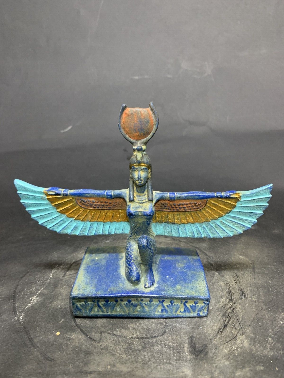 Ancient Egyptian Antiques BC Winged Isis Goddess of Fertility Pharaonic Rare BC