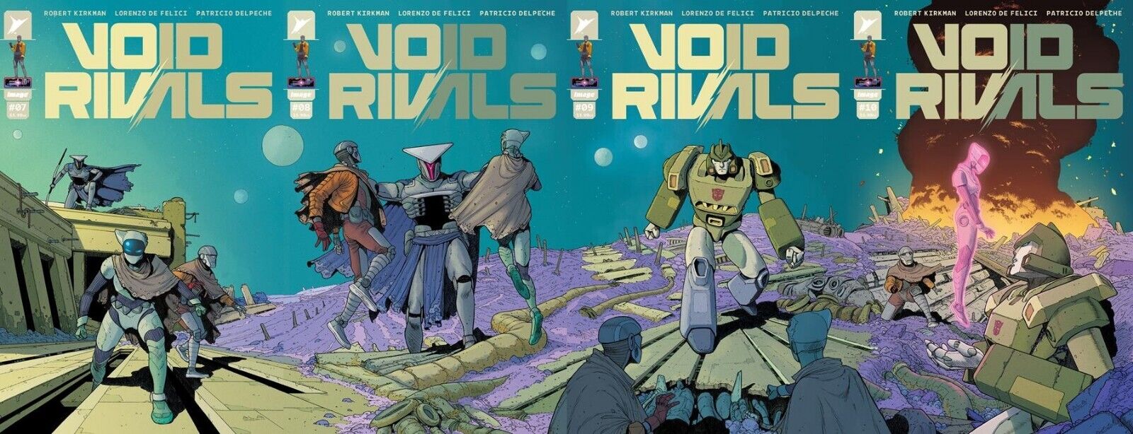 VOID RIVALS 7 8 9 & 10 1:10 CONNECTING VARIANT SET NM TRANSFORMERS 