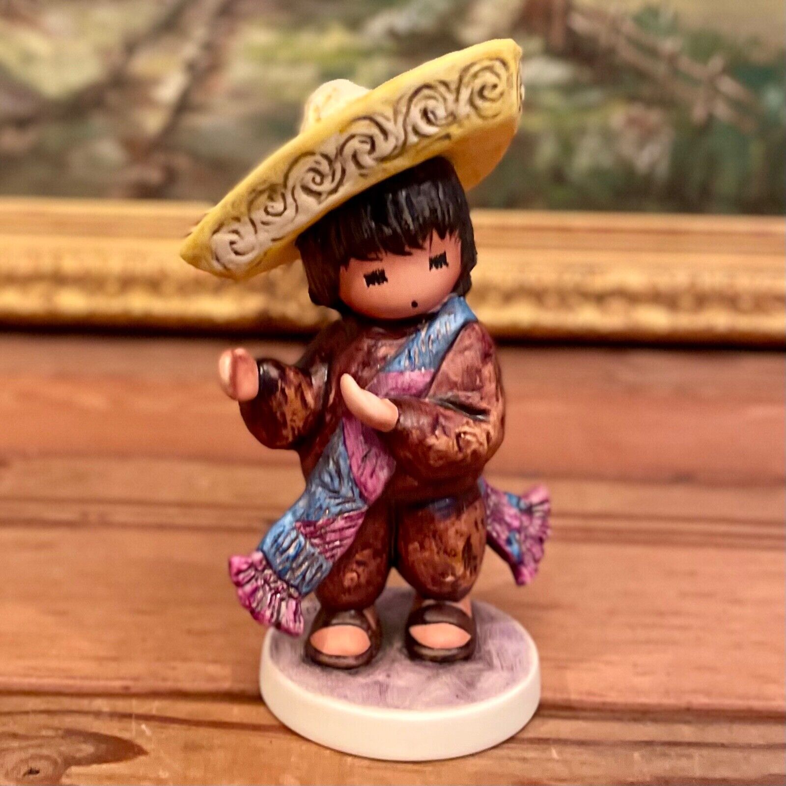 Degrazia Goebel Little Farmer Boy Mexican Figurine 6x3x3\