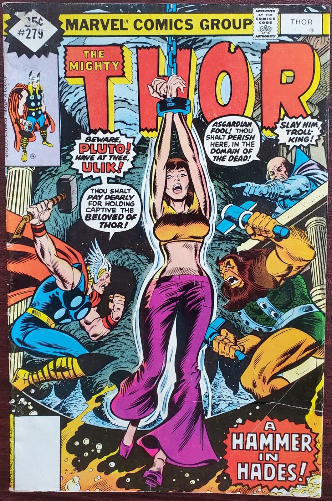 Mighty Thor #279 VG- 3.5 (Marvel 1979) ✨