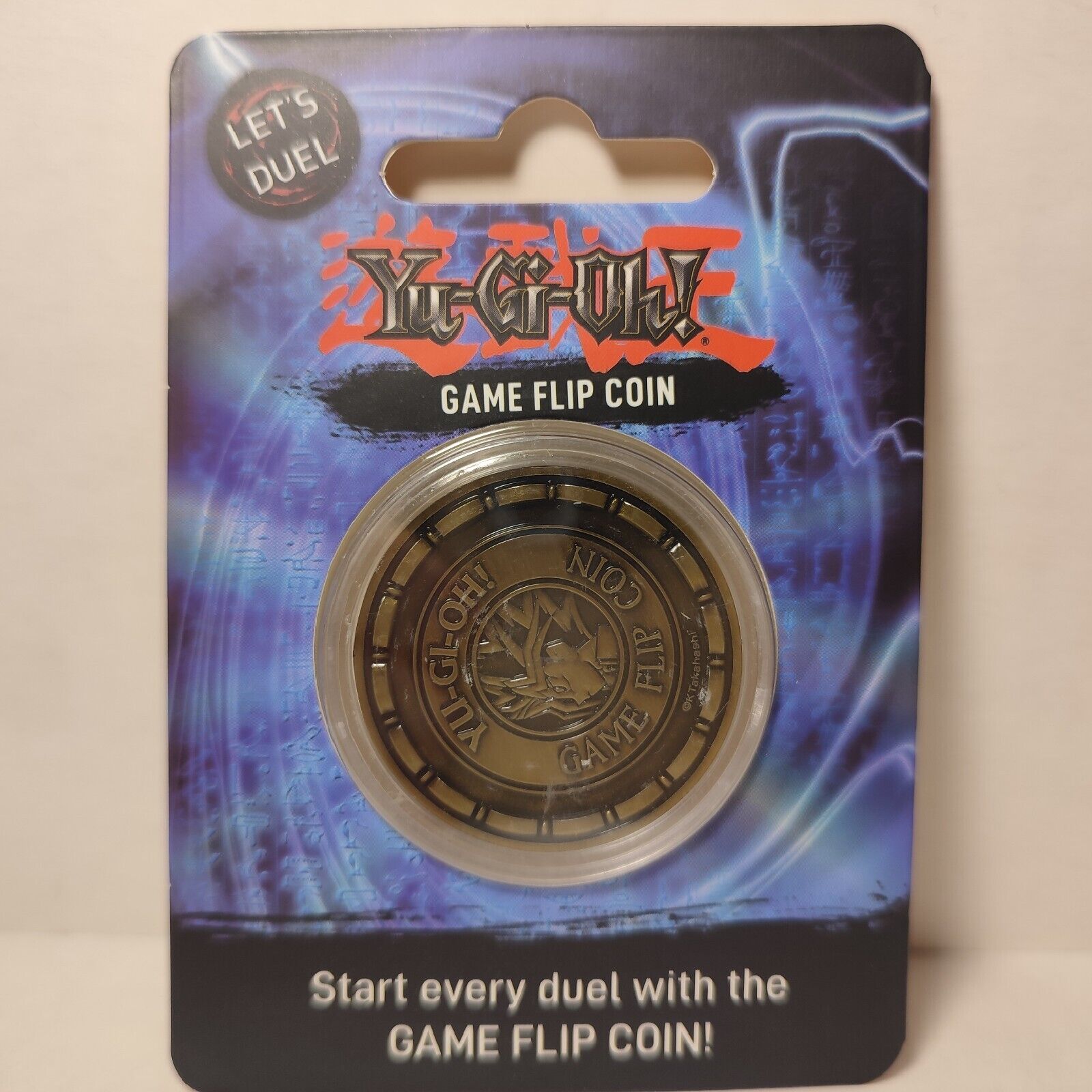 Yugioh Its Time To Duel Game Flip Coin Official Konami Collectible Product