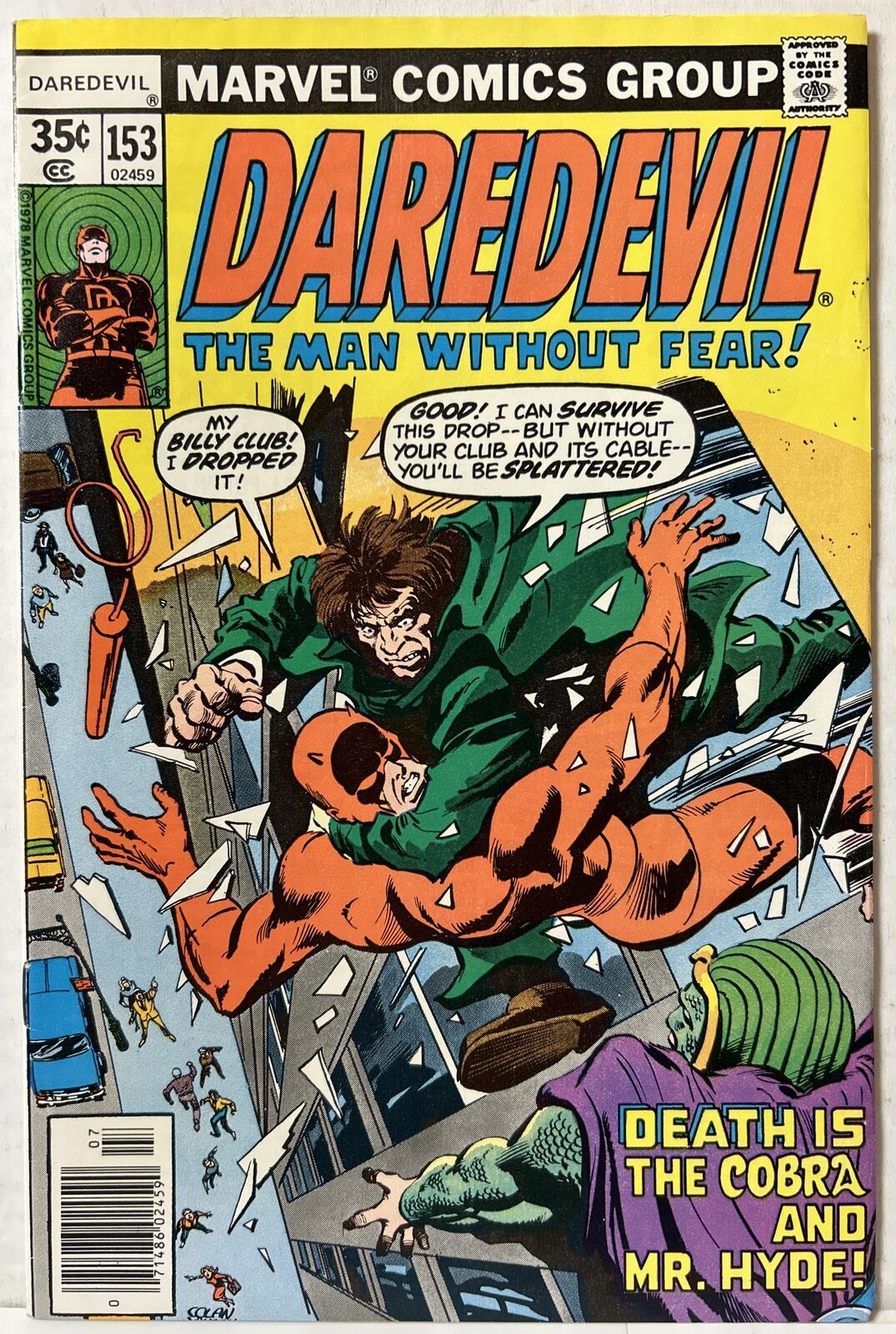 Daredevil #153 - 1st Appearance of Benjamin Uric (Marvel, 1978) VF-