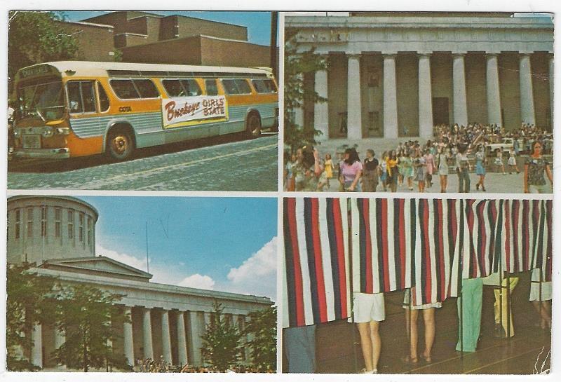 Buckeye Girl\'s State, Ohio Dus, Capitol Voting Booths 1978 Vintage Postcard