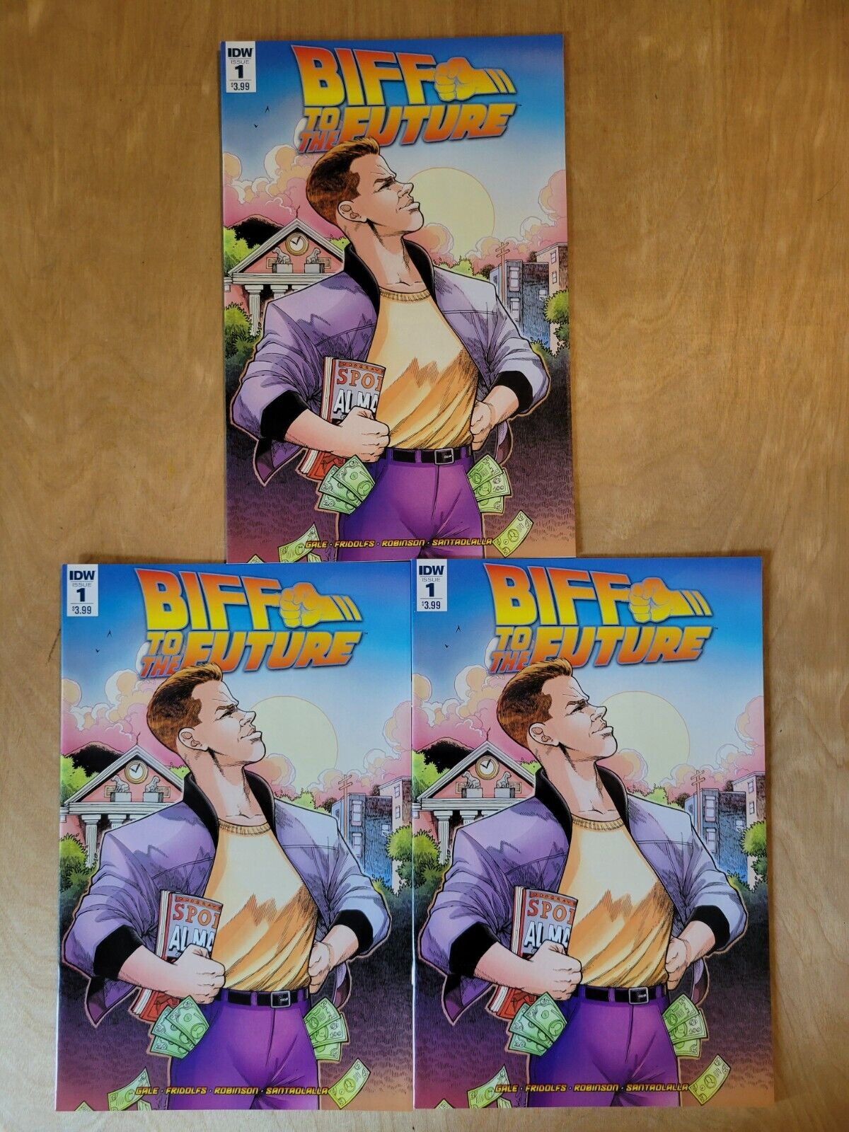 Lot of 3 Back To The Future: BIFF To The Future #1 IDW Comics 2017 NM/VF+ x3