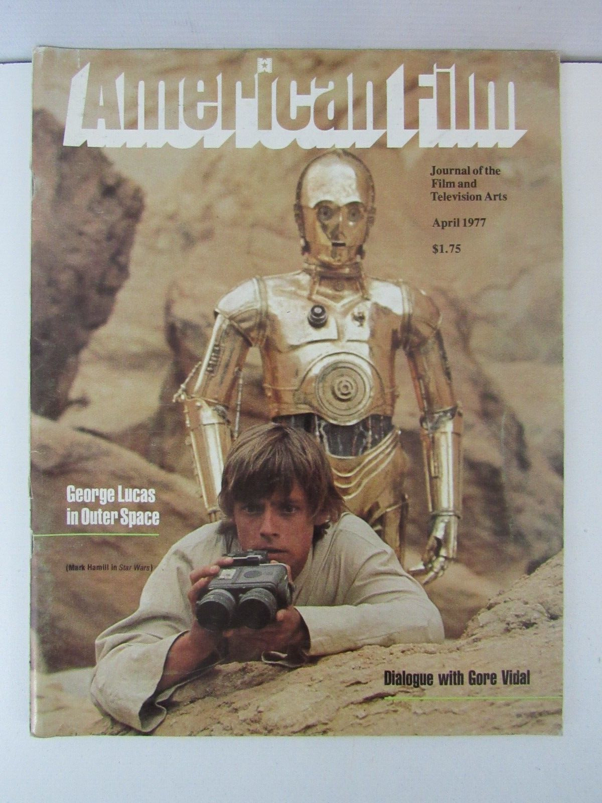 American Film Magazine Back Issue April 1977 George Lucas (Pg128D)