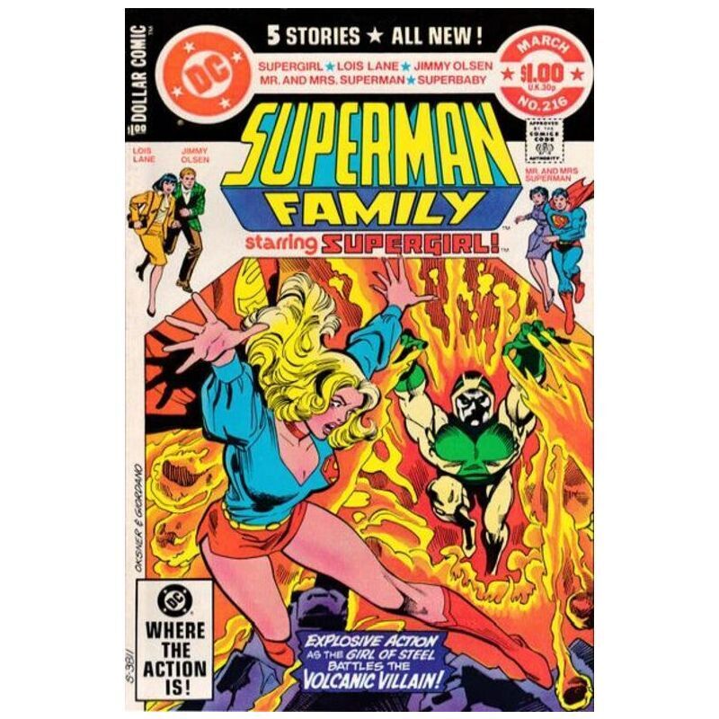Superman Family #216 DC comics VF minus Full description below [a 