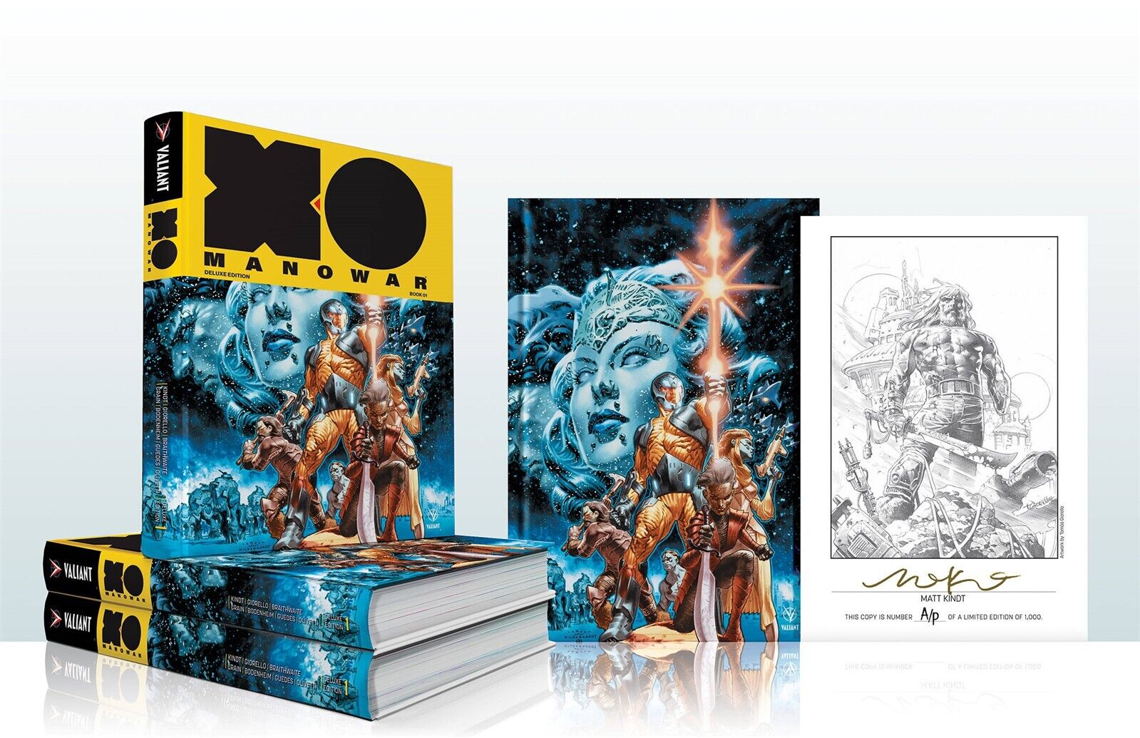 LCSD 2018 X-O MANOWAR DELUXE SIGNED EDITION HARDCOVER Limited to 1000 Copies HC