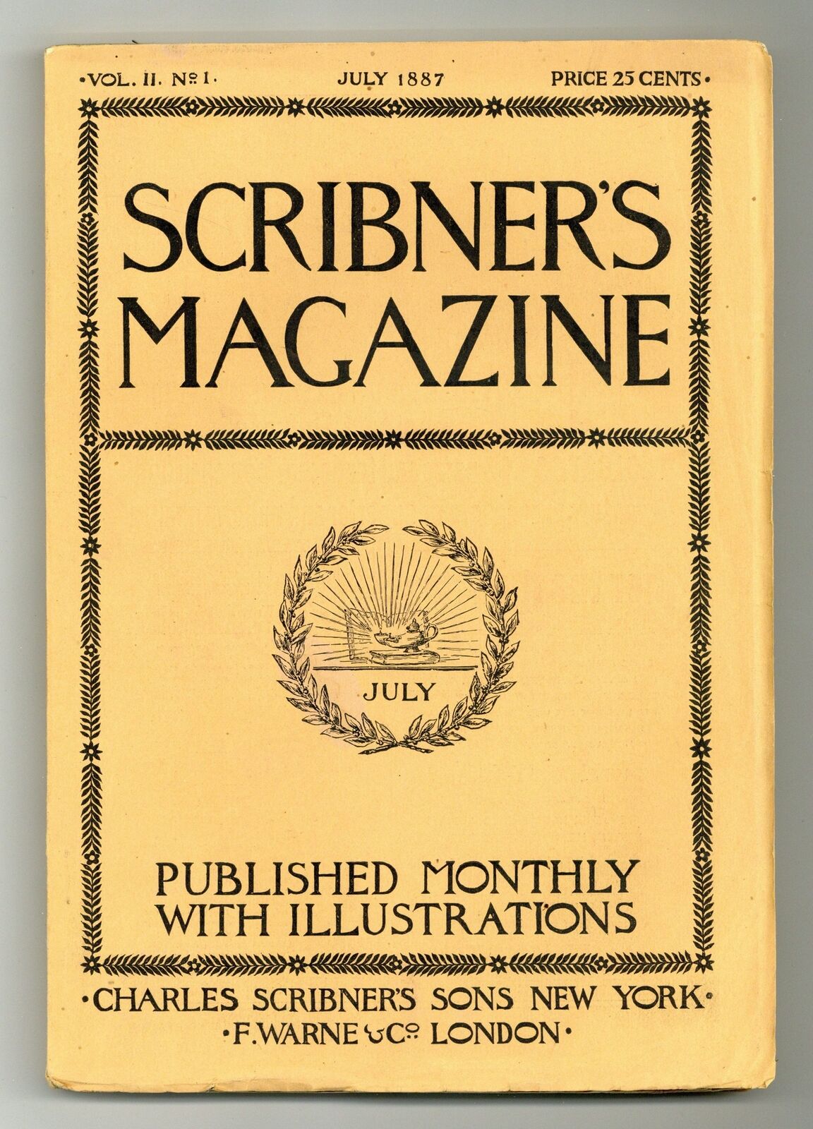 Scribner's Magazine Jul 1887 Vol. 2 #1 VG/FN 5.0