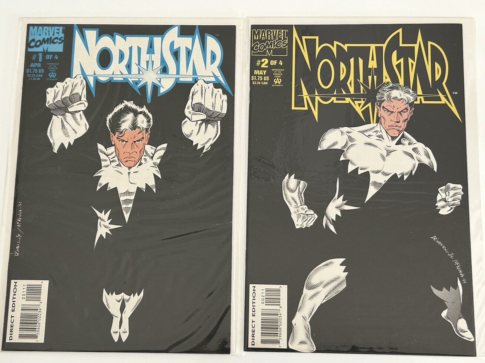 Northstar #1-4 Complete Run Marvel 1994 Lot of 4