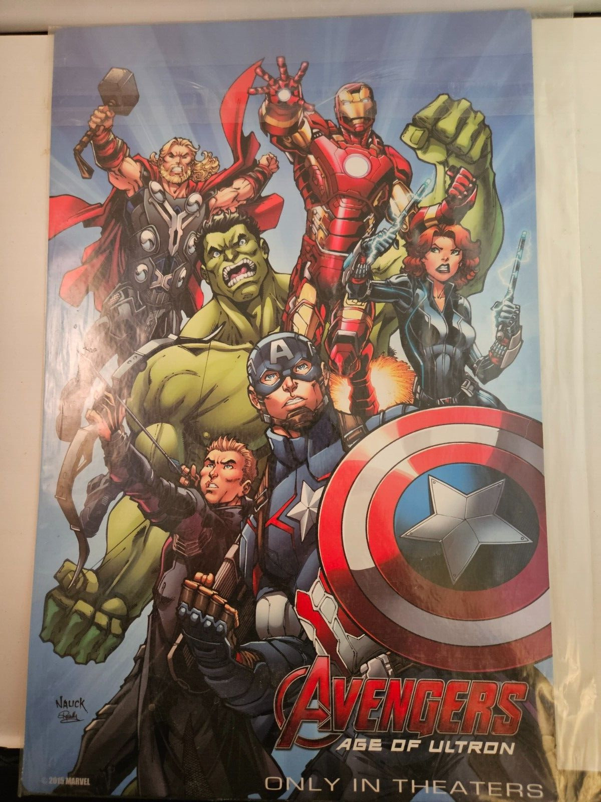 Avengers Age of Ultron Marvel 2015 Movie Print Poster Sealed (MINT)