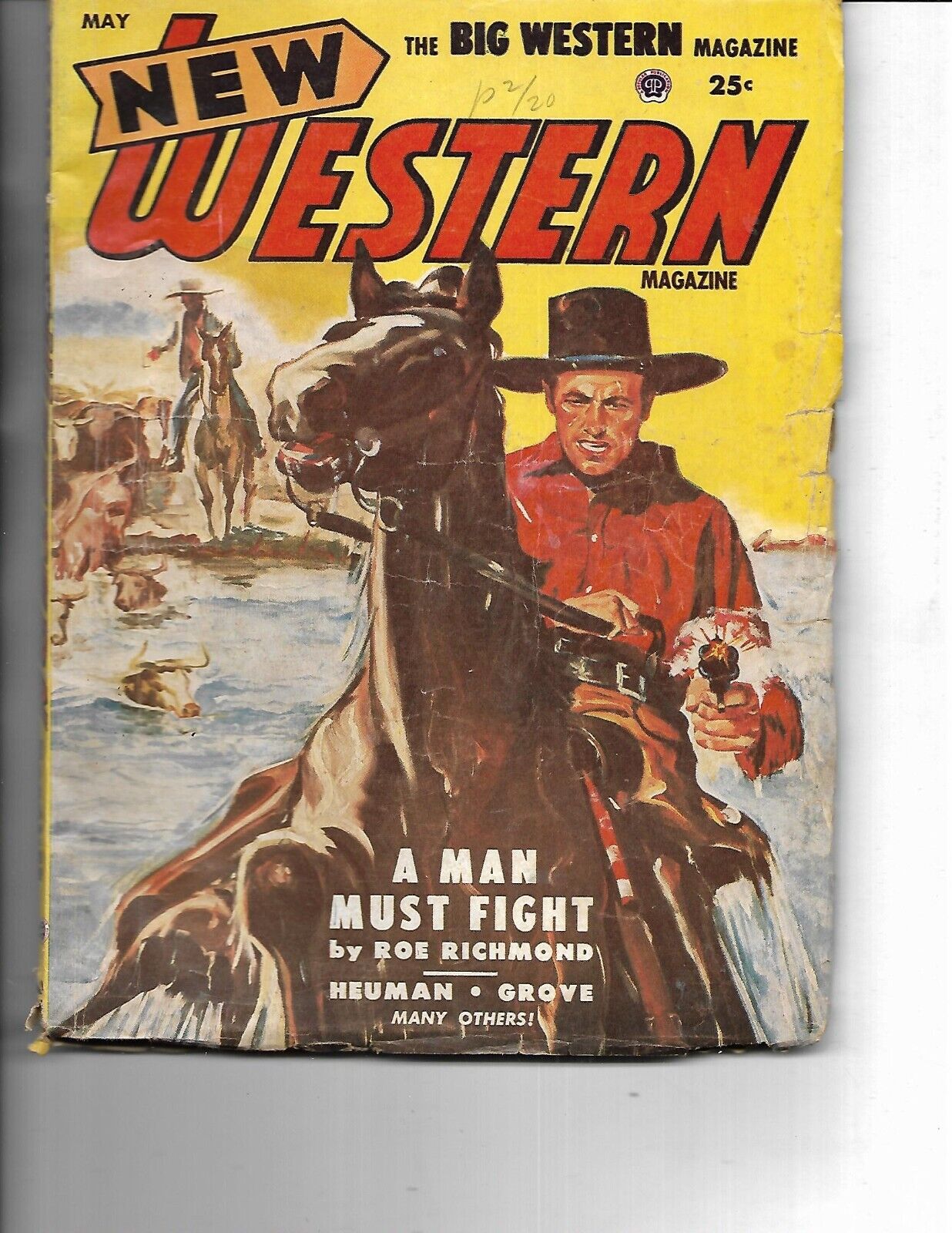 NEW WESTERN MAGAZINE May 1954 Vol. 27 #3 GOOD COND.