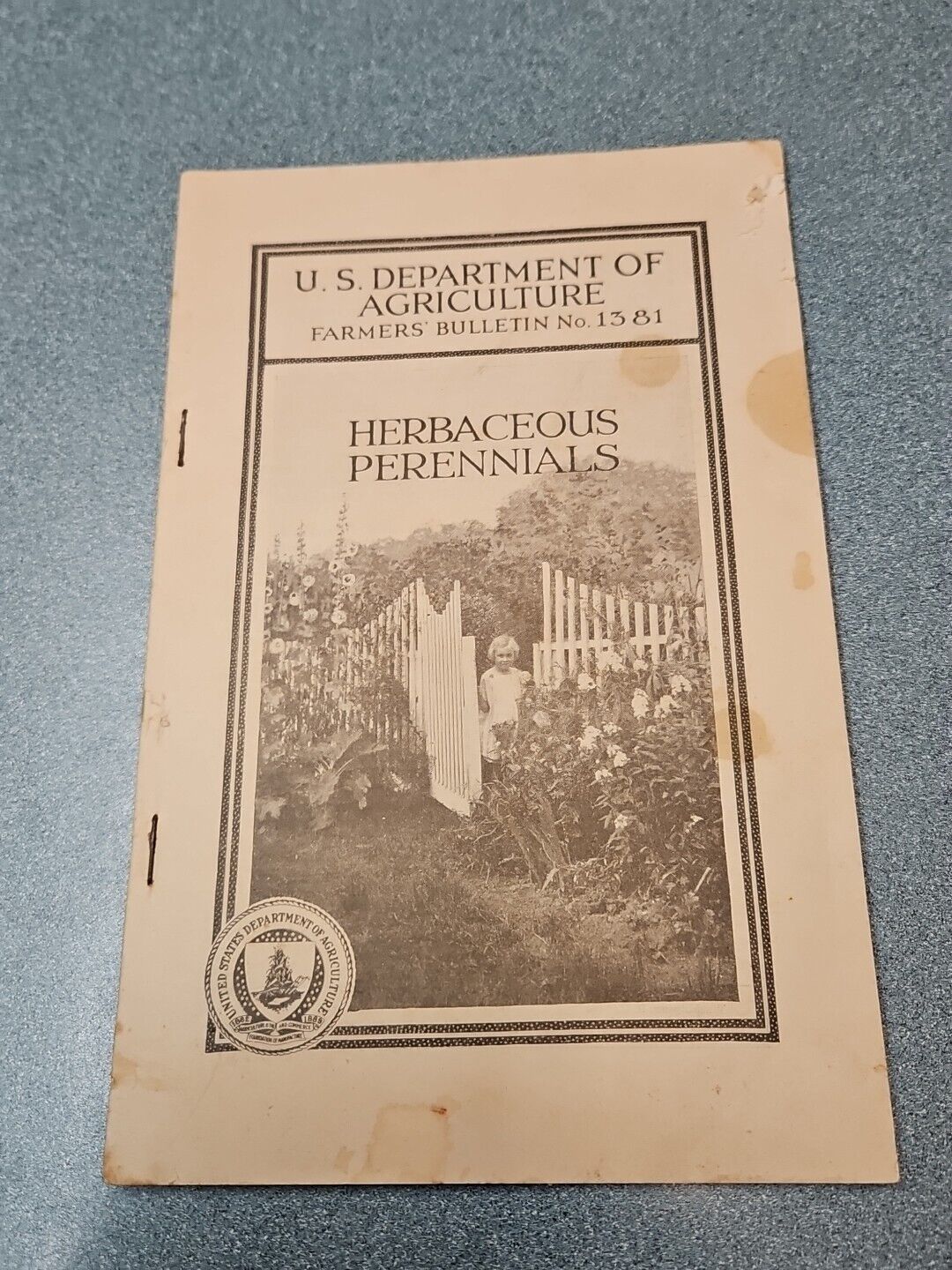 Department of Agriculture Herbaceous Perennials 1929
