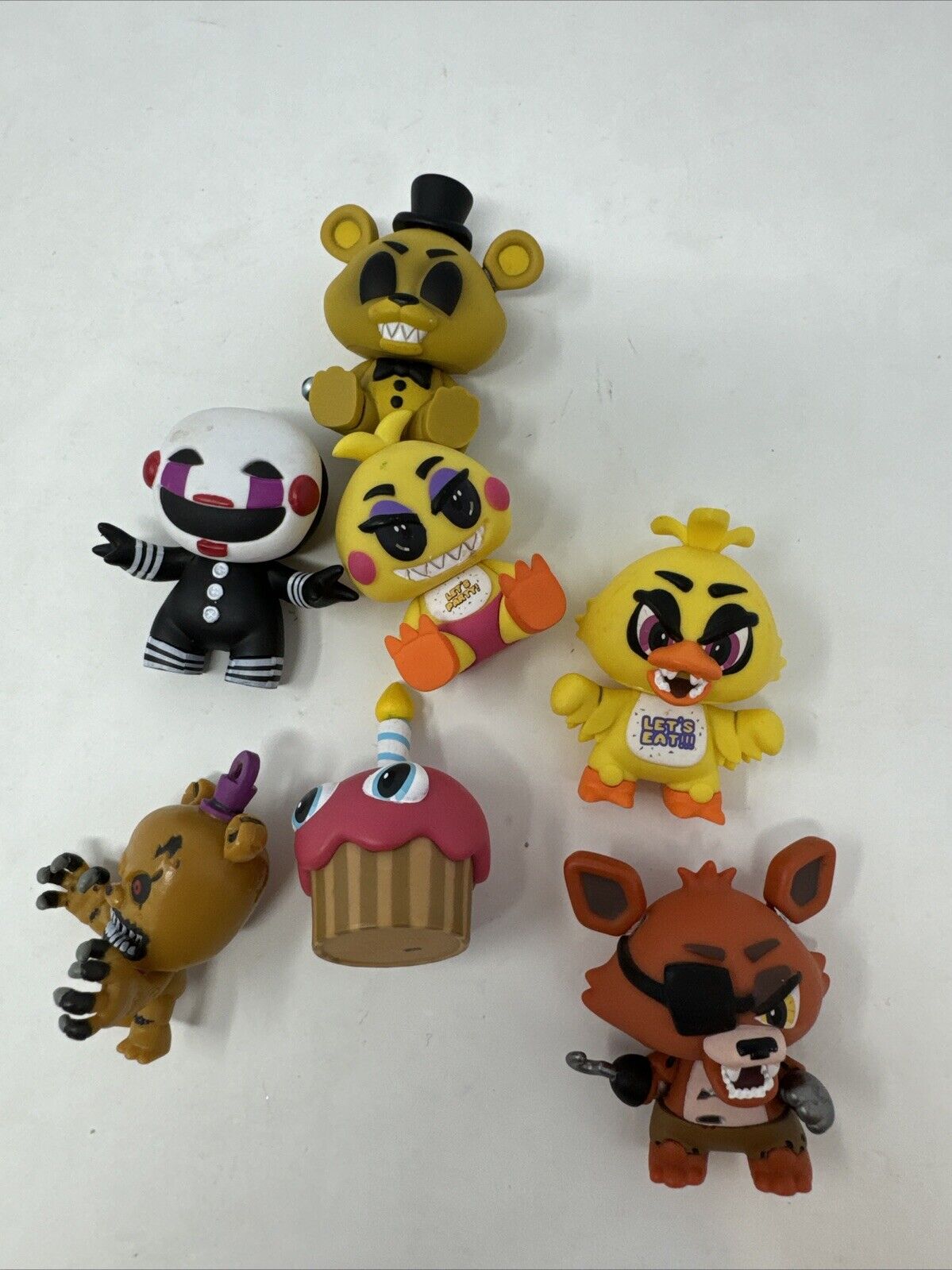 FNAF Five Nights at Freddy’s Funko Mystery Mini Figure Lot of 7 Toys Horror Rare