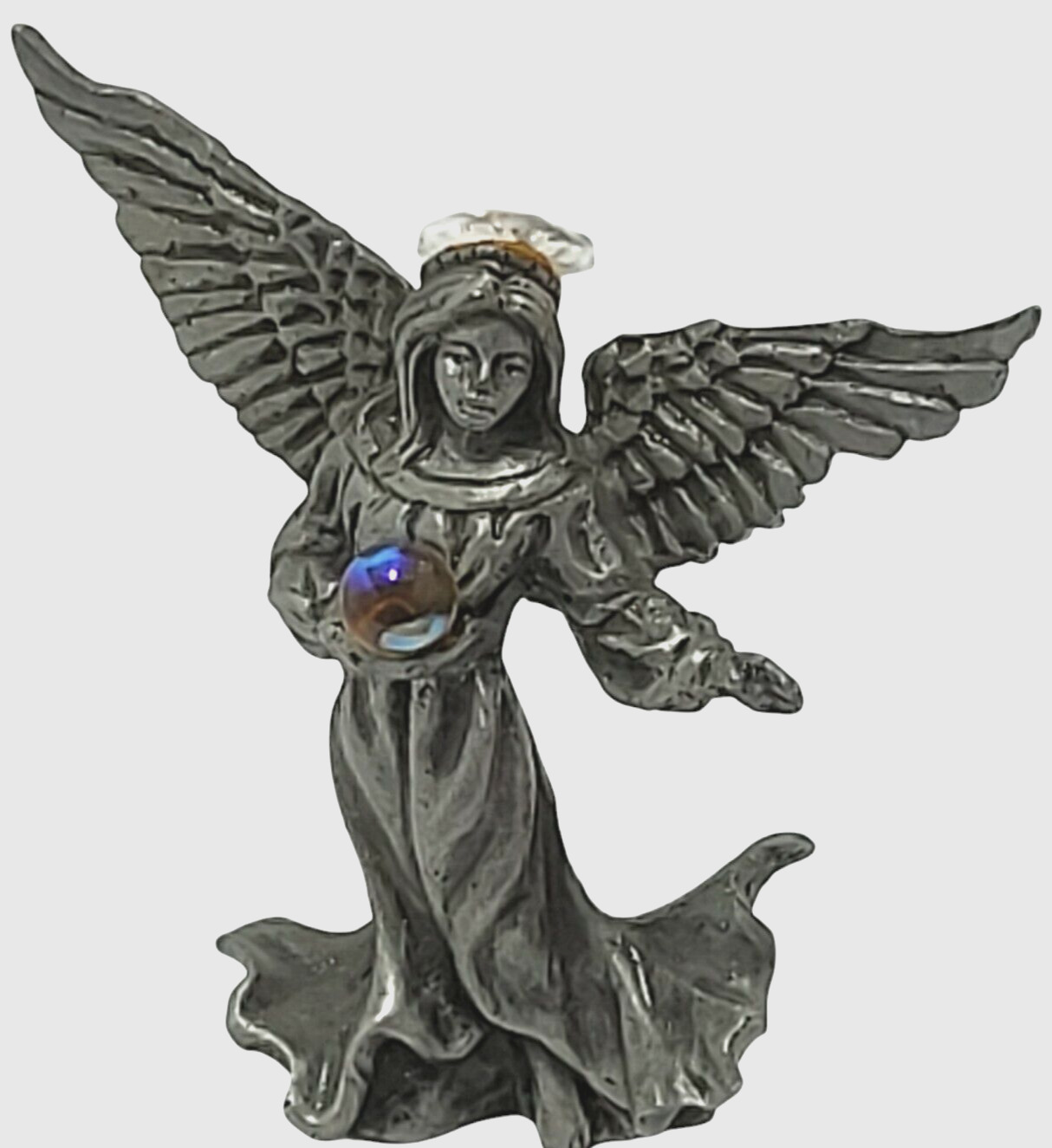 Sunglo ANGEL Pewter Figure 1993 Designer Collection Look At Pictures