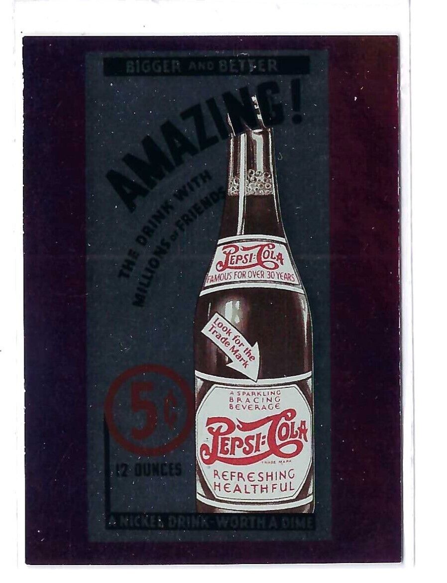 1996 Pepsi-Cola Premium Trading Cards - Amazing Pepsi