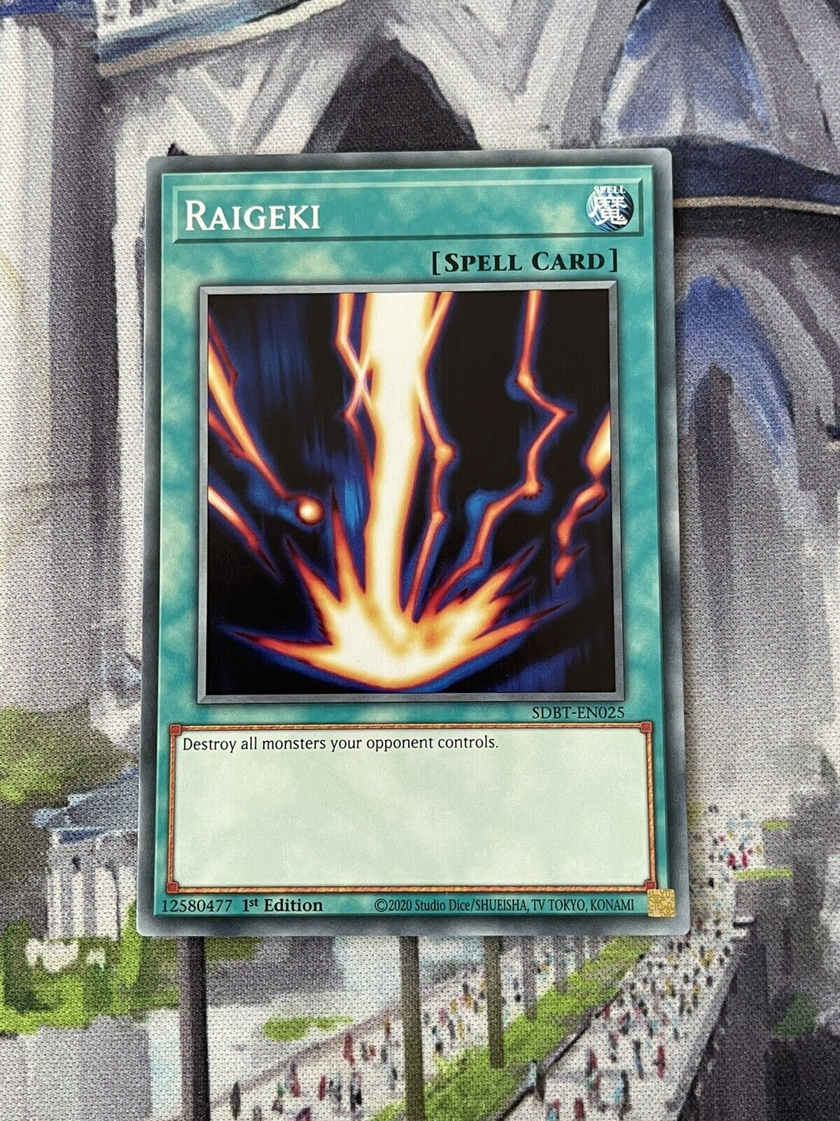 YU-GI-OH - Raigeki - SDBT-EN025 - 1st edition