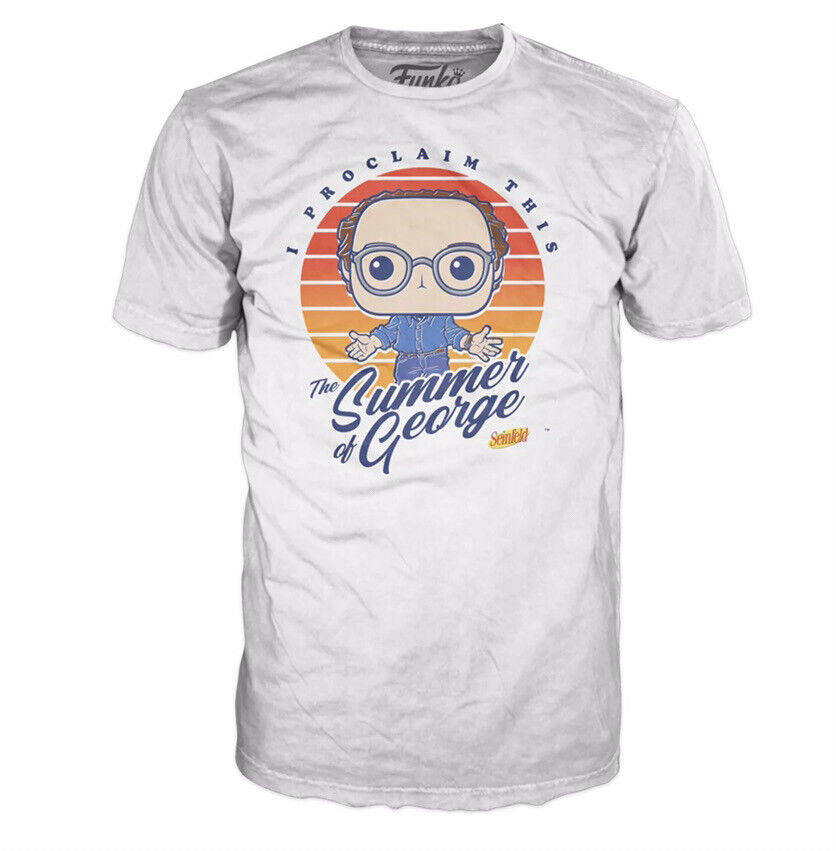 Funko POP Seinfeld Summer George It\'s Me Funny TV Show Character T Shirt {A7}