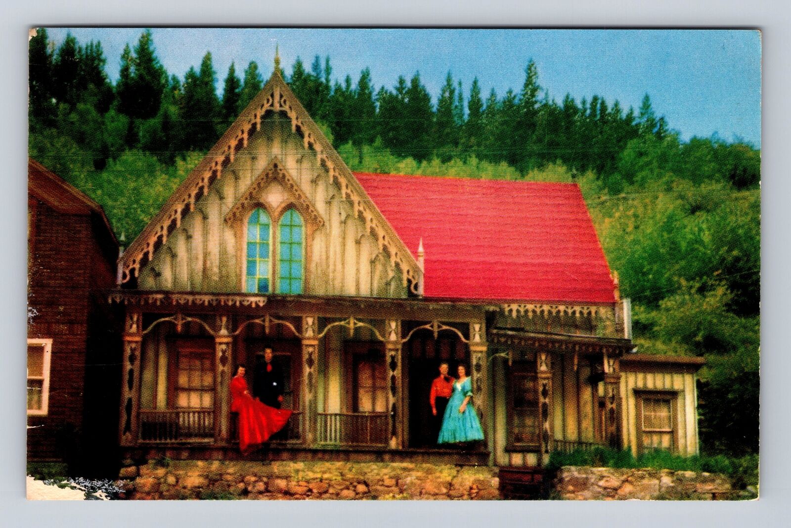 Blackhawk CO-Colorado, The Lace House, Antique, Vintage Souvenir Postcard