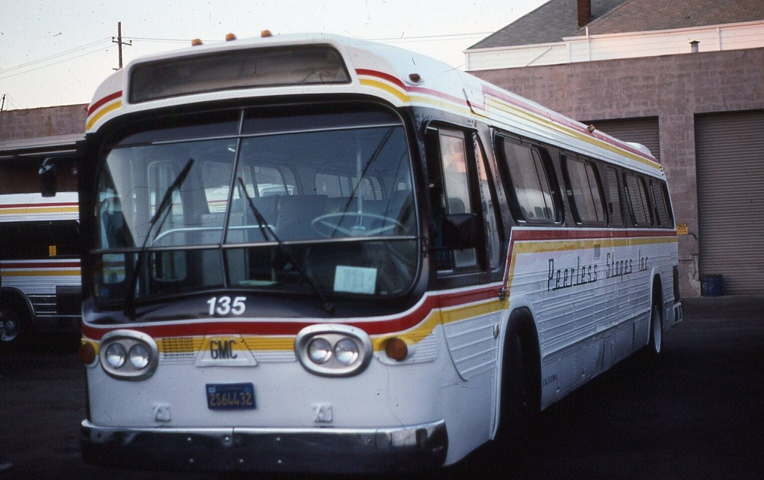 Original Bus Slide Peerless stages Charter #135 GMC Bus 1987 #3