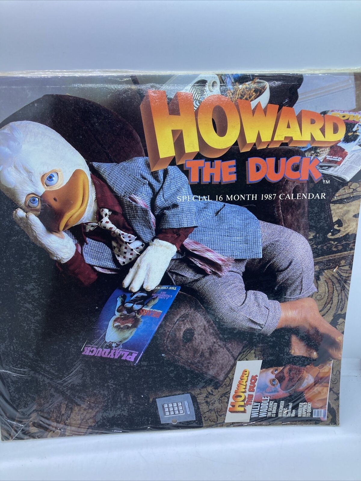Vintage Howard the Duck 1987 Wall Calendar (12X12) 16 month RARE SEALED