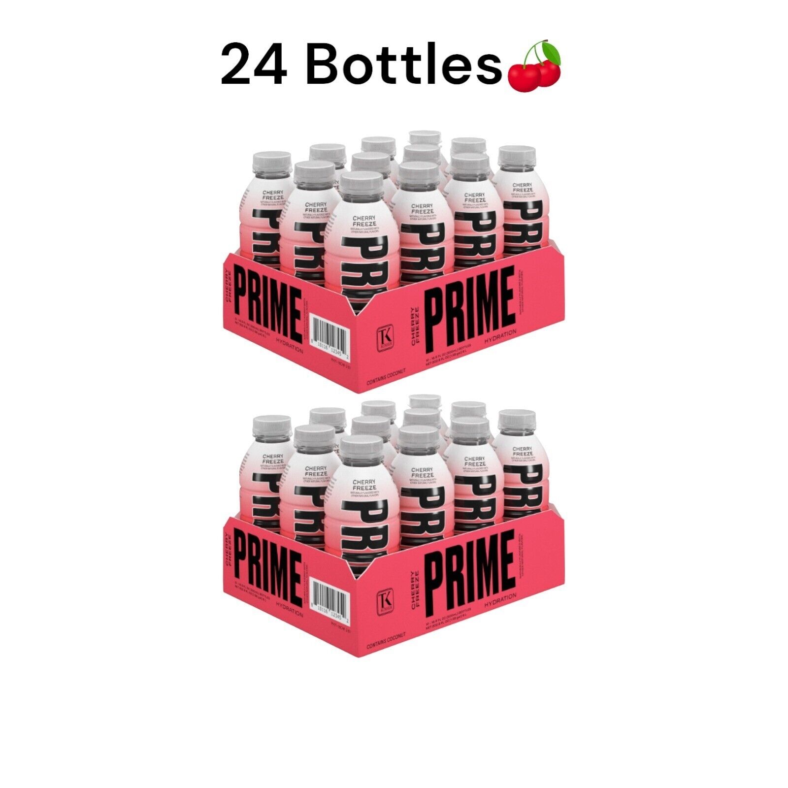 Prim Hydration Cherry Freeze 12 Pack 16.9oz Bottles Pack of 12 By Logan Paul