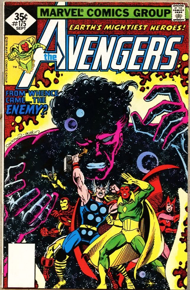 Avengers #175-1978 fn- 5.5 George Perez The Collector Korvac Whitman Variant