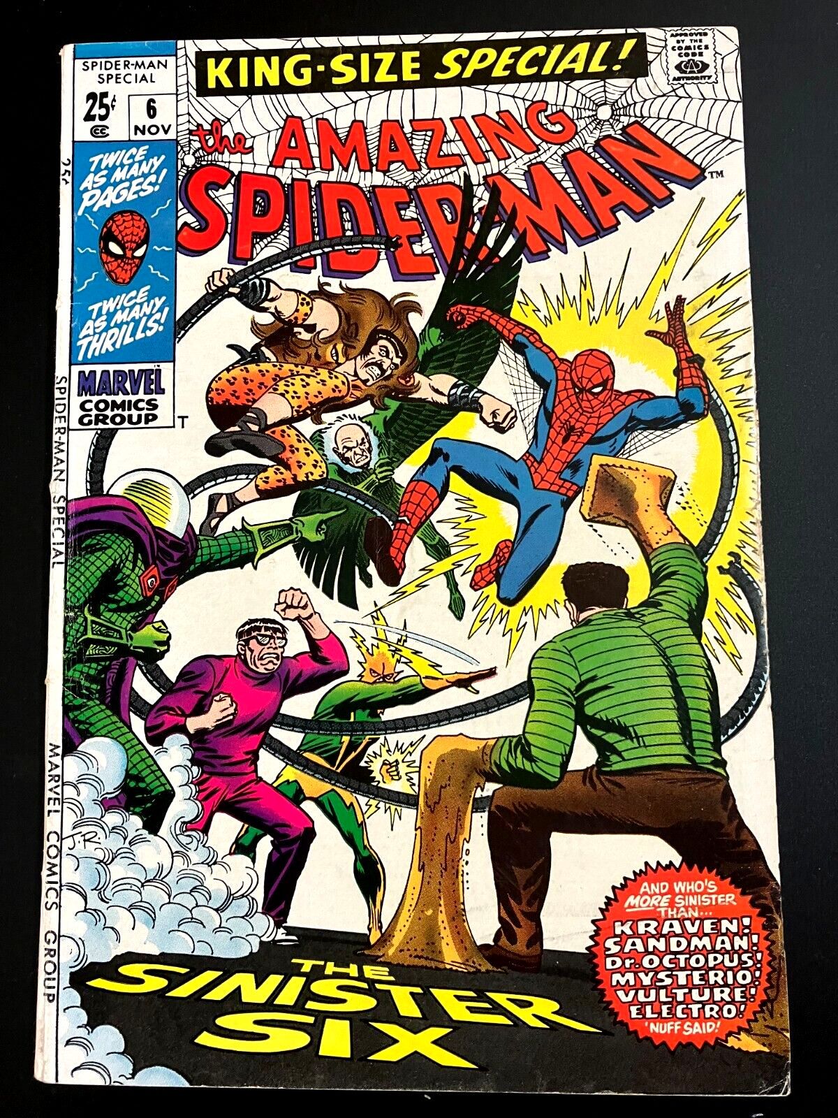 Amazing Spider-Man Annual #6 VG/FN 5.0 1969, The Sinister Six