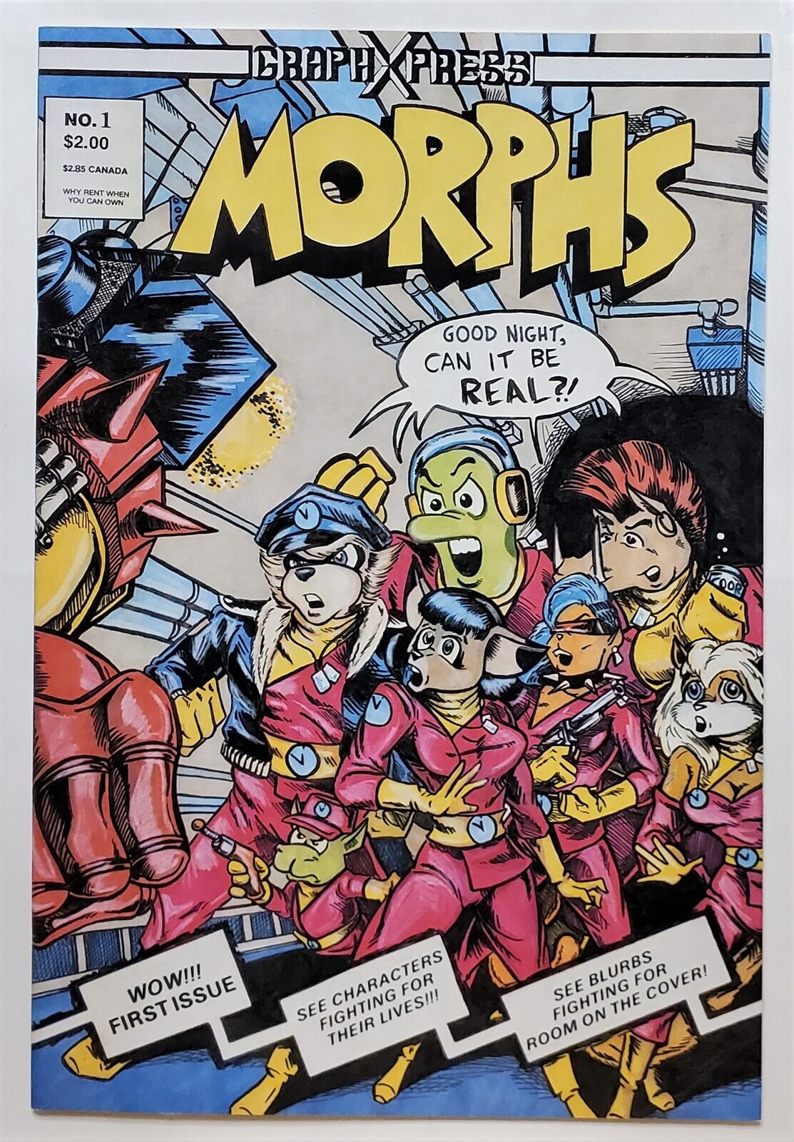 Morphs #1 (April 1987, Graphxpress) 8.5 VF+ 